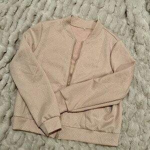 Amazon Women's Light Tan Textured Jacket